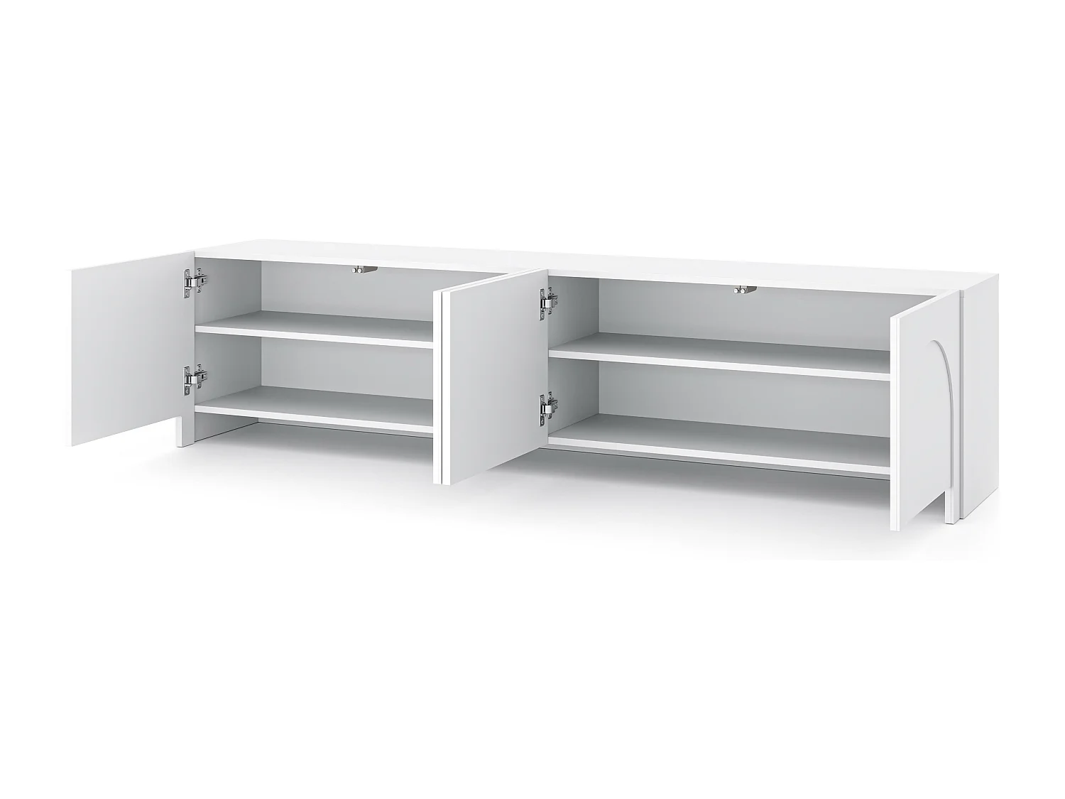 Movel Tv ARCO RTV204 4D 204x35x51 Branco