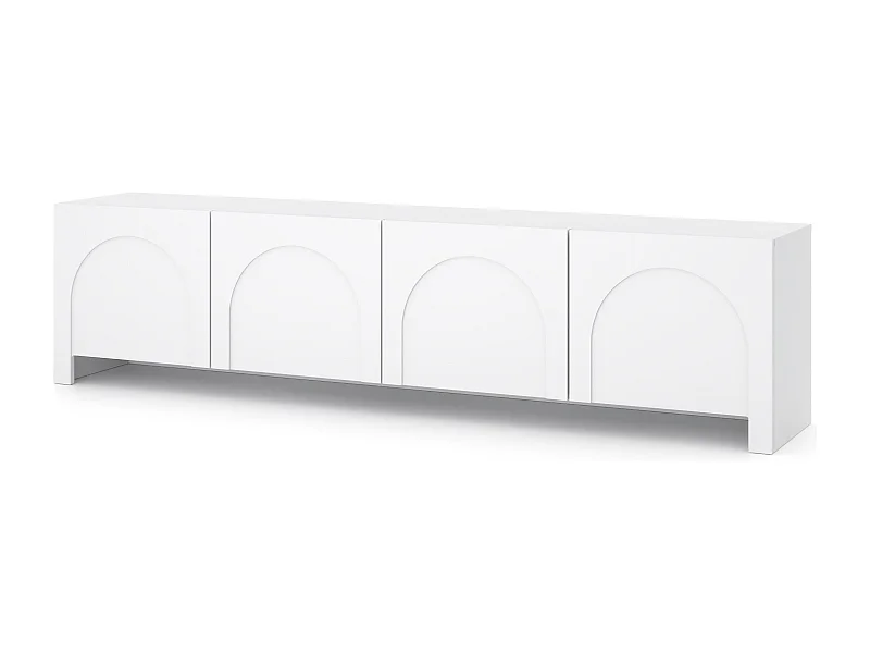 Meuble Tv ARCO RTV204 4D 204x35x51 Blanc