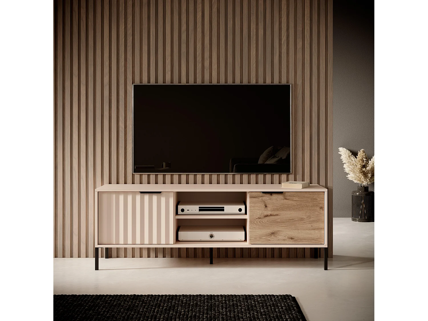 Tv Meubel RAVE RTV154 2D 154x40x54 Beige