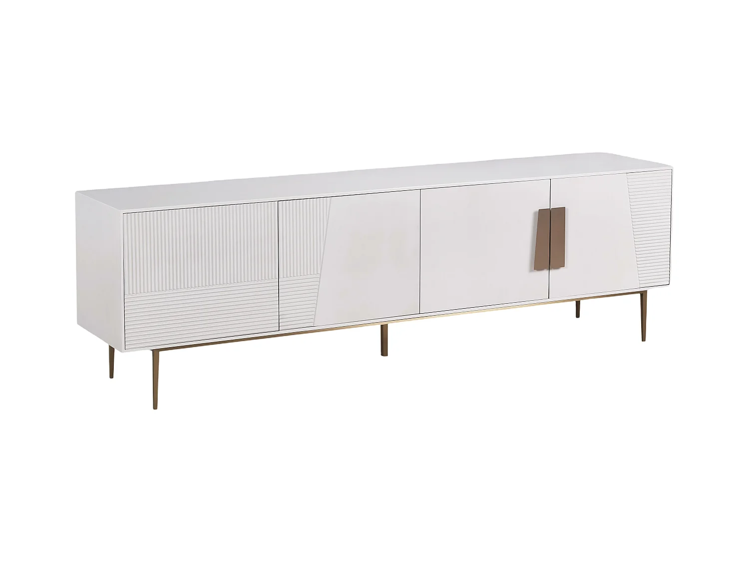 Meuble Tv STILIG RTV200 4D 200x40x60 Blanc