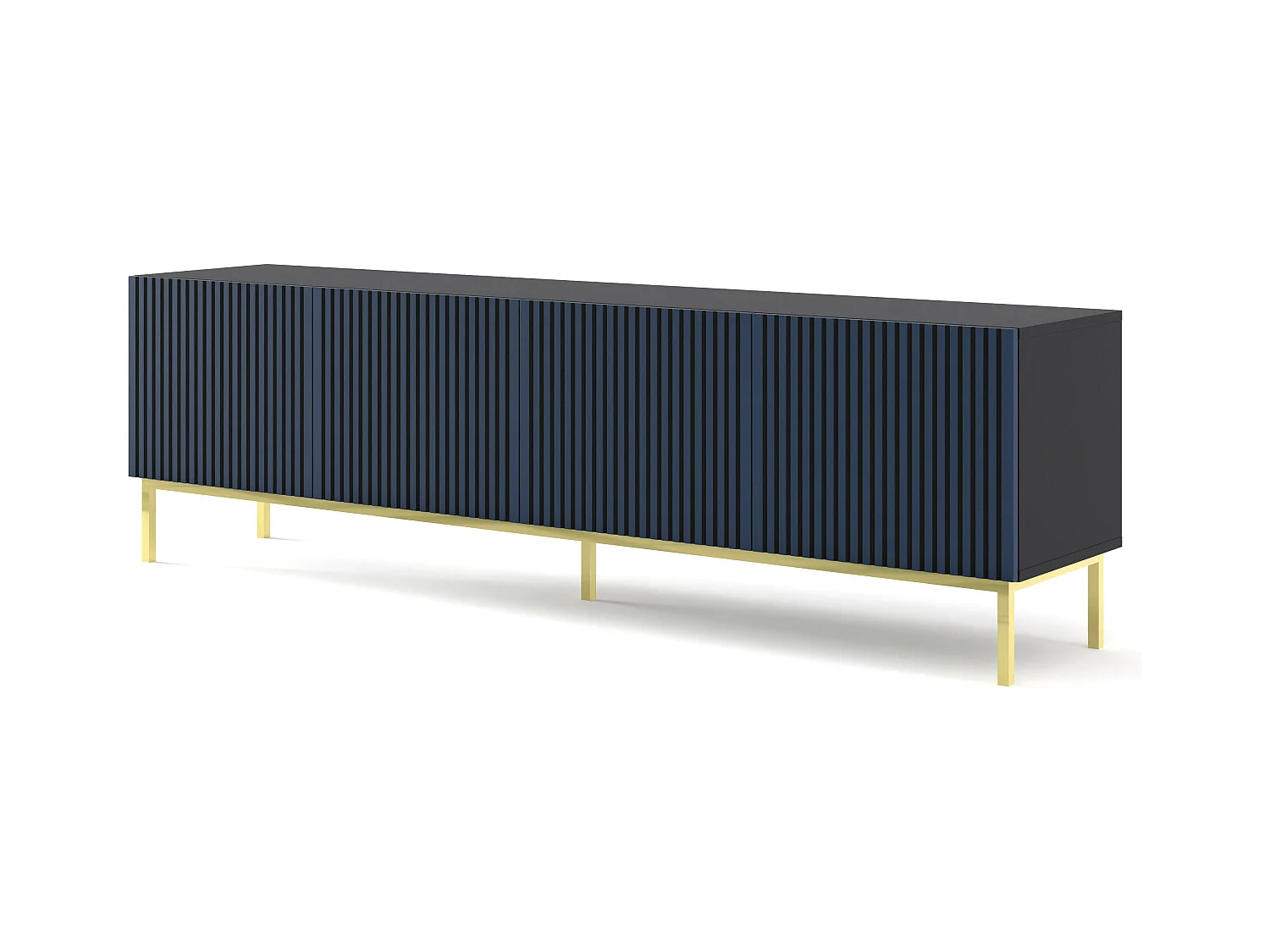Tv Lowboard RAVENNA F RTV200 4D 200x42x58 Schwarz