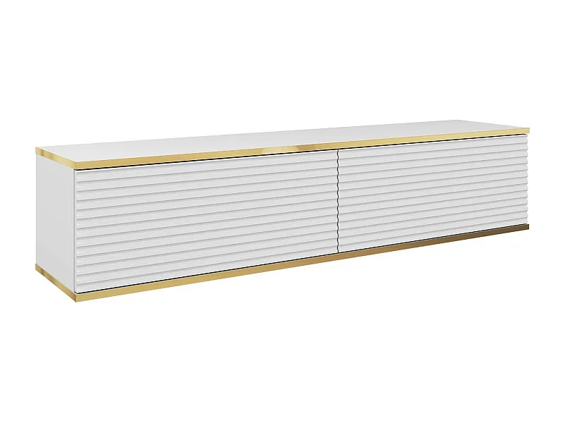 Mobile Tv ORO MDF RTV135 2D 135x32x30 Bianco