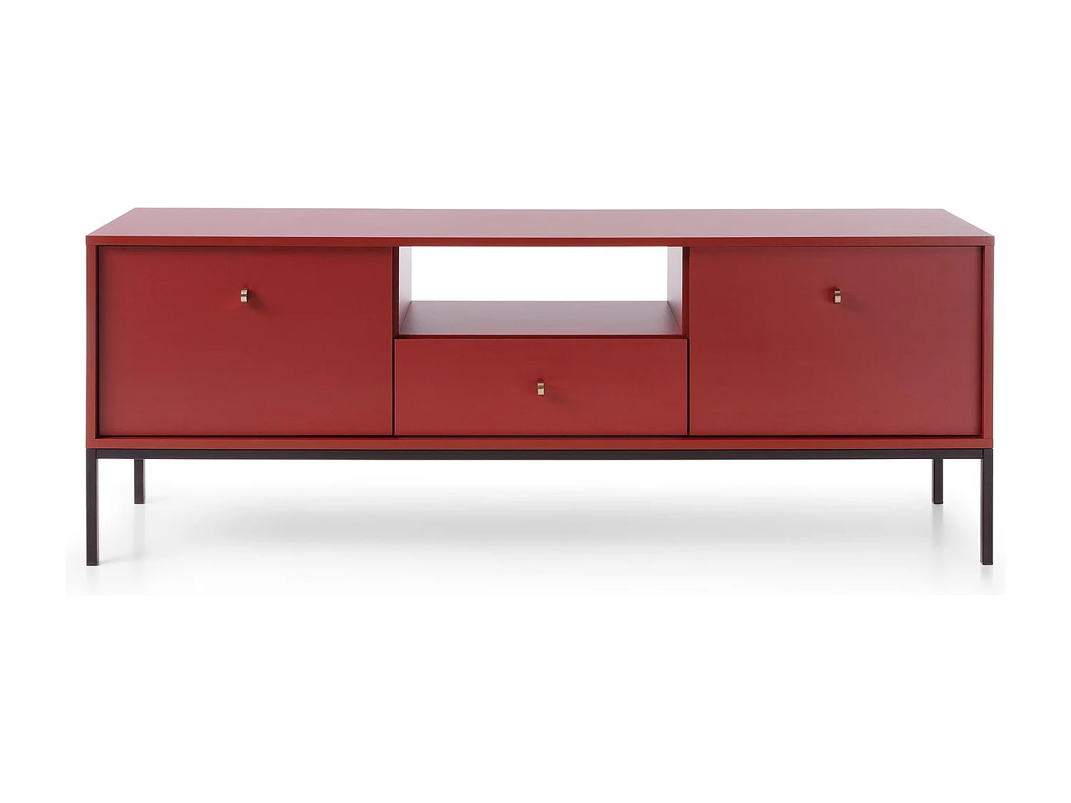 Meuble Tv MONO RTV153 2D1D 153x39x56 Rouge