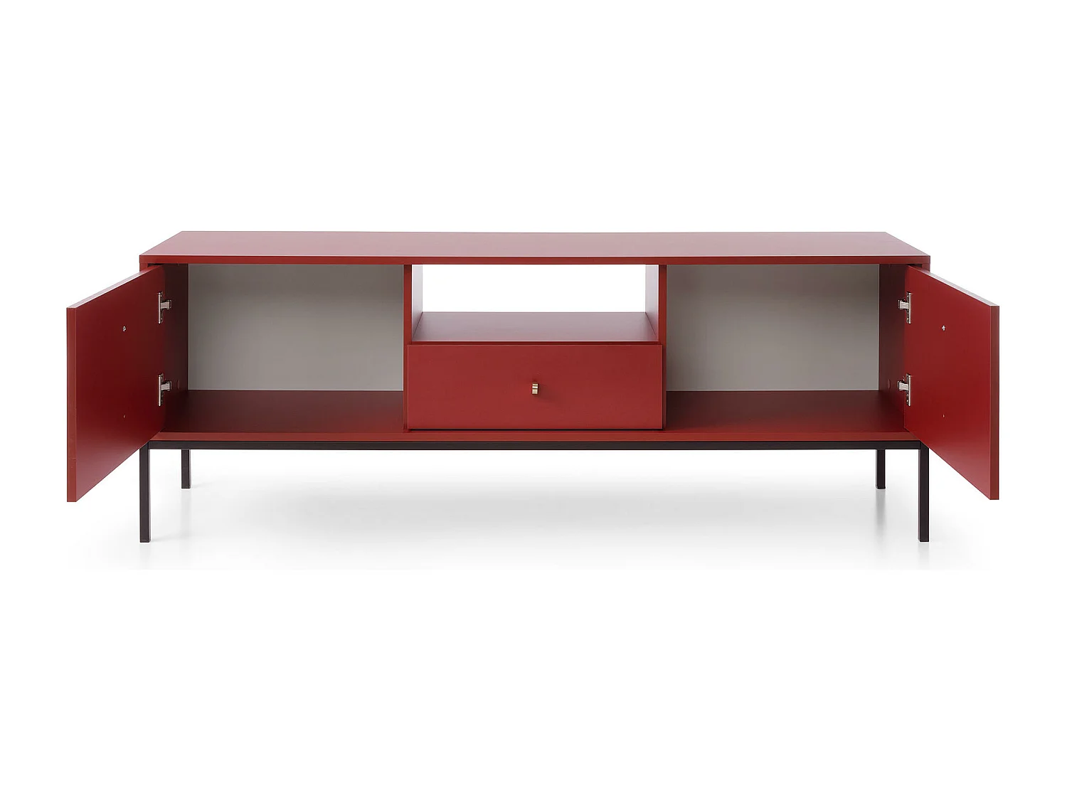 Meuble Tv MONO RTV153 2D1D 153x39x56 Rouge