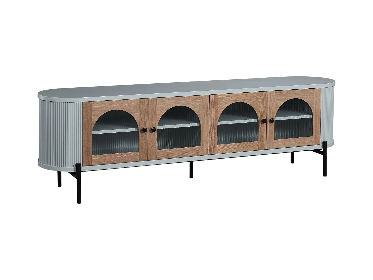 Meuble Tv STILIG RTV200 4D 200x40x60 Grisclair