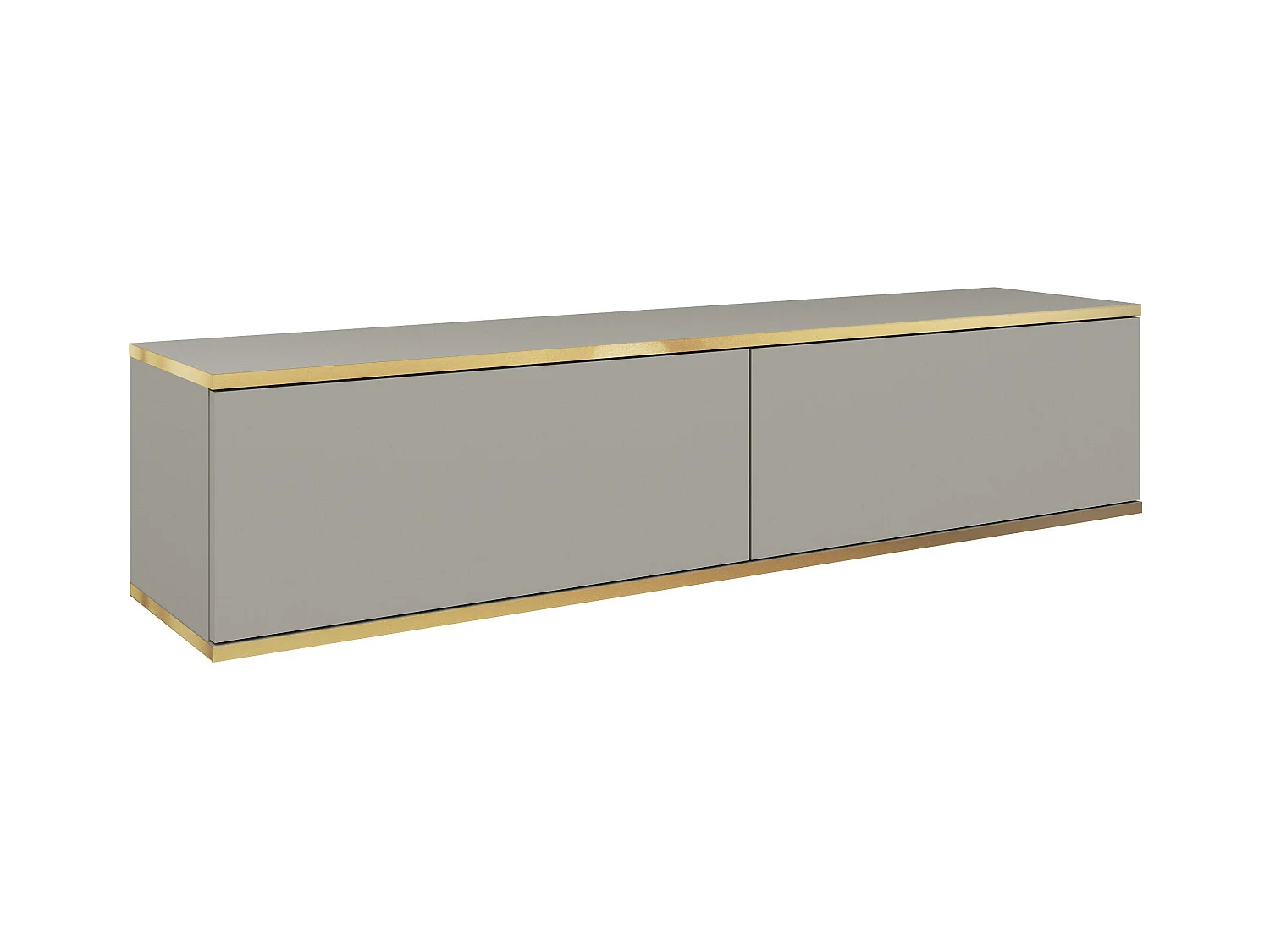 Meuble Tv ORO RTV135 2D 135x32x30 Gris