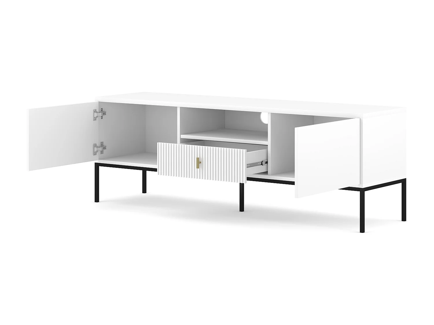 Movel Tv MAGGIORE RTV154 2D1D 154x39x53 Branco