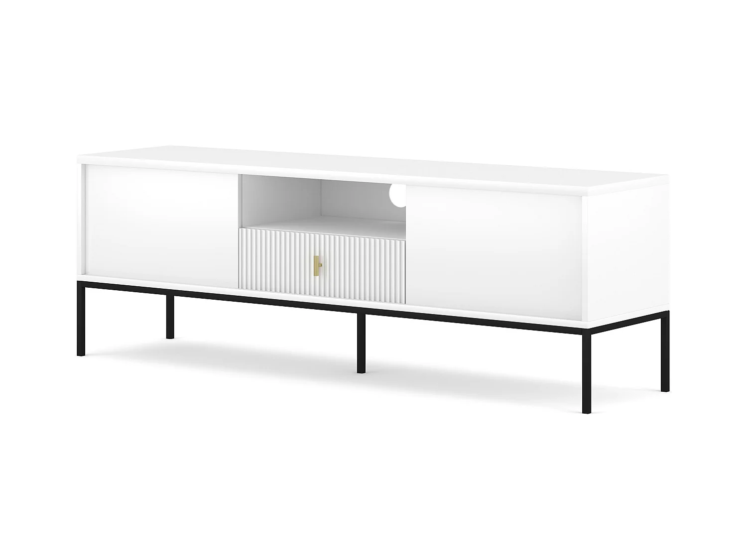 Tv Lowboard MAGGIORE RTV154 2D1D 154x39x53 Weiß