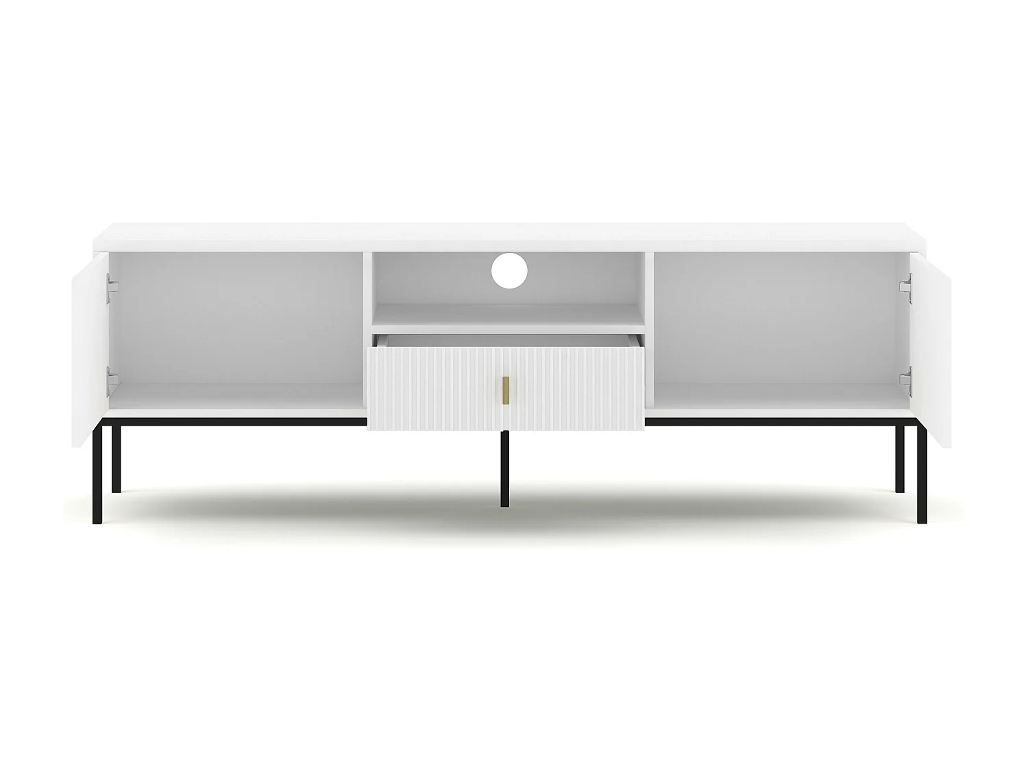 Movel Tv MAGGIORE RTV154 2D1D 154x39x53 Branco