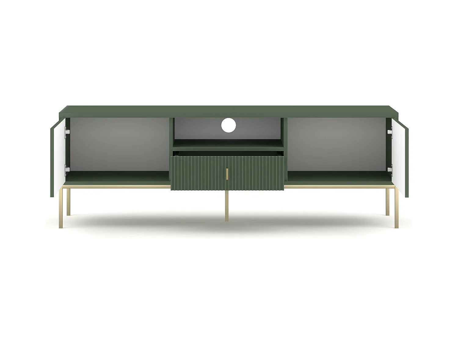 Tv Meubel MAGGIORE RTV154 2D1D 154x39x53 Groen