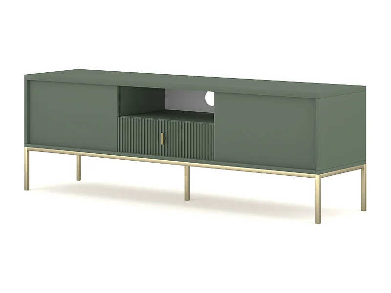 Meuble Tv MAGGIORE RTV154 2D1D 154x39x53 Vert