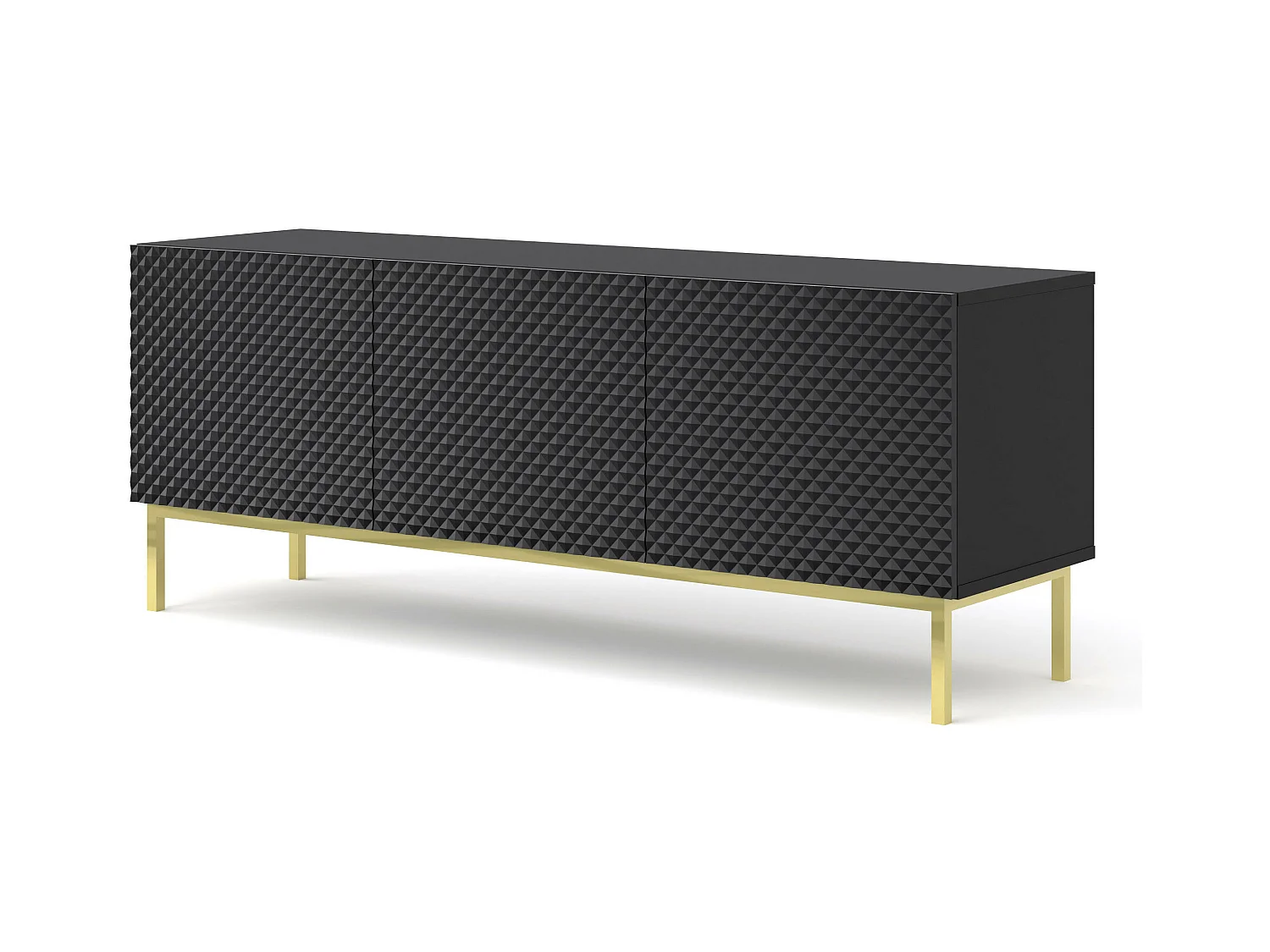 Meuble Tv RAVENNA C RTV150 3D 150x42x58 Noir