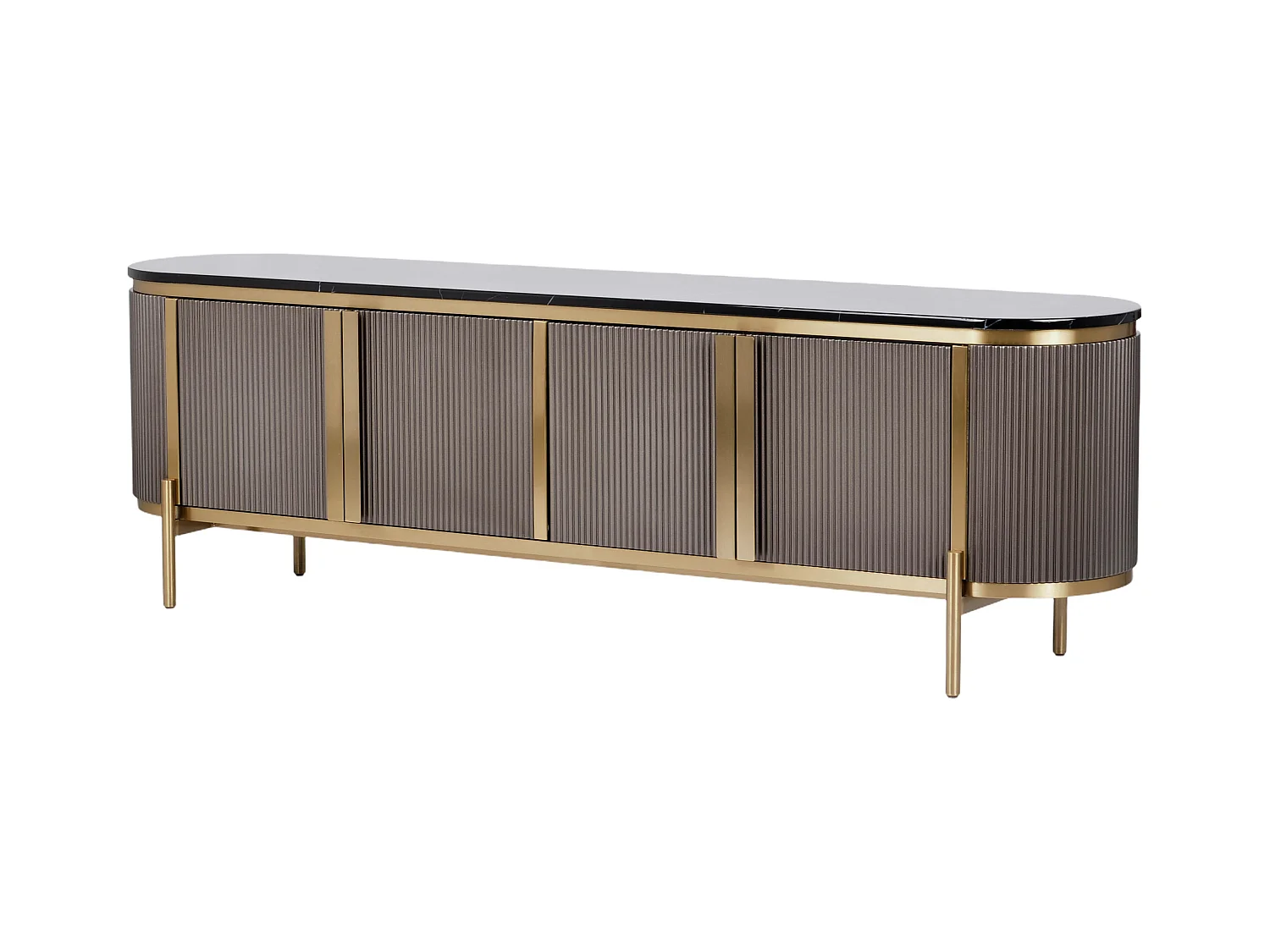 Meuble Tv STILIG RTV200 4D 200x40x60 Grisfoncé