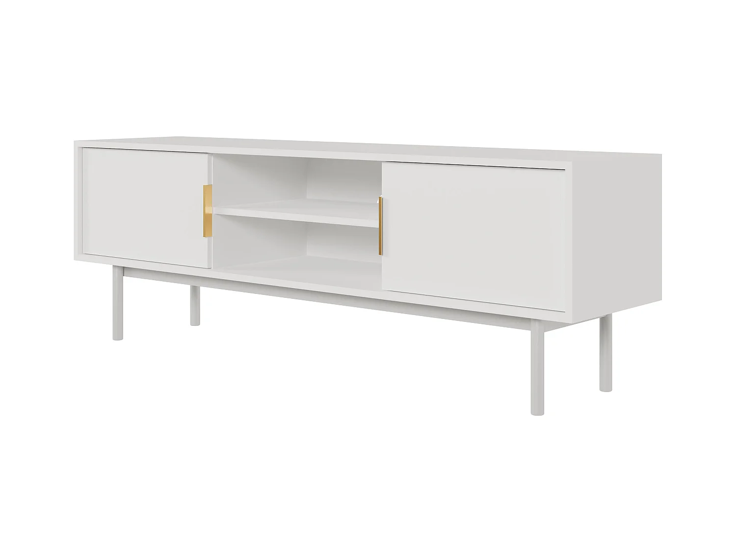 Meuble Tv VIVA RTV154 2D 154x39x54 Blanc