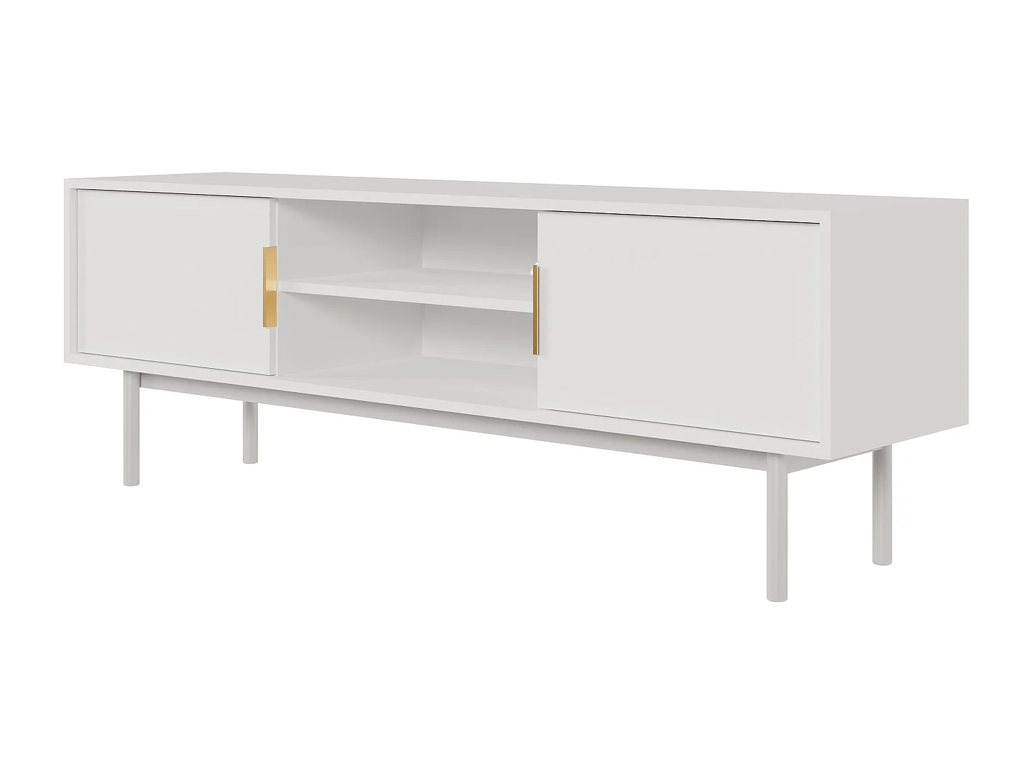 Meuble Tv VIVA RTV154 2D 154x39x54 Blanc