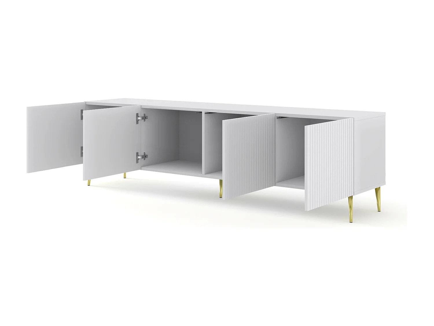 Tv Lowboard RAVENNA B RTV200 4D 200x42x56 Weiß