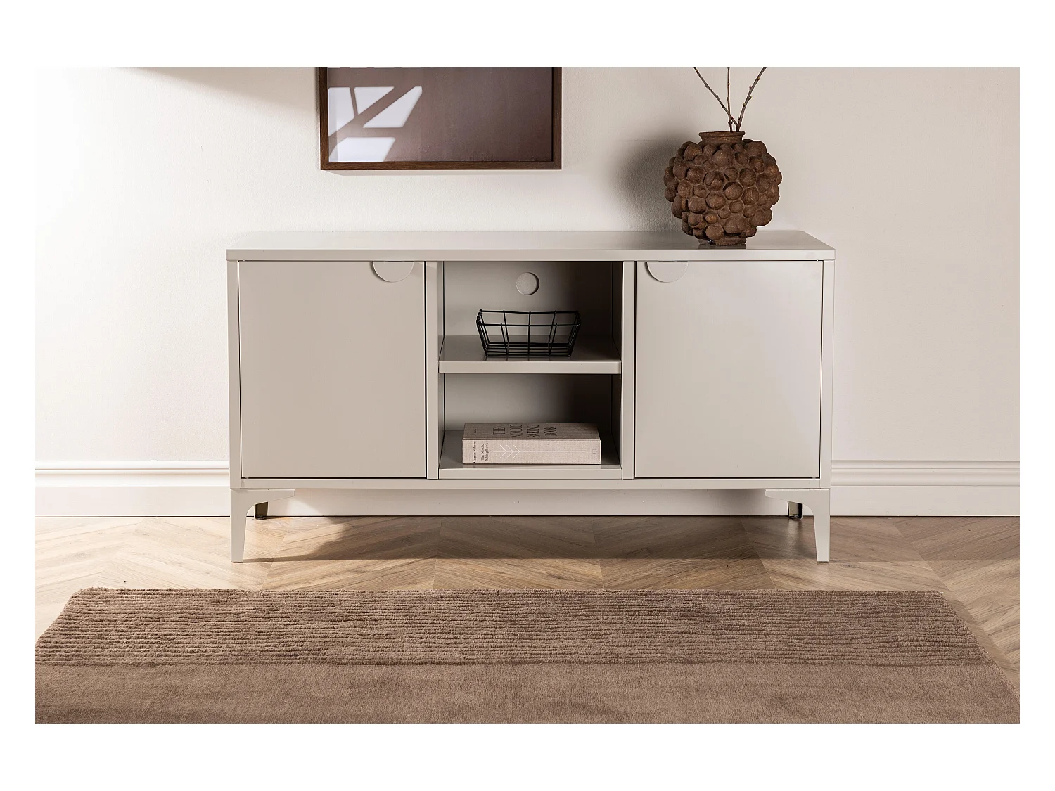 Meuble Tv PIRING RTV120 2D 120x40x63 Beige