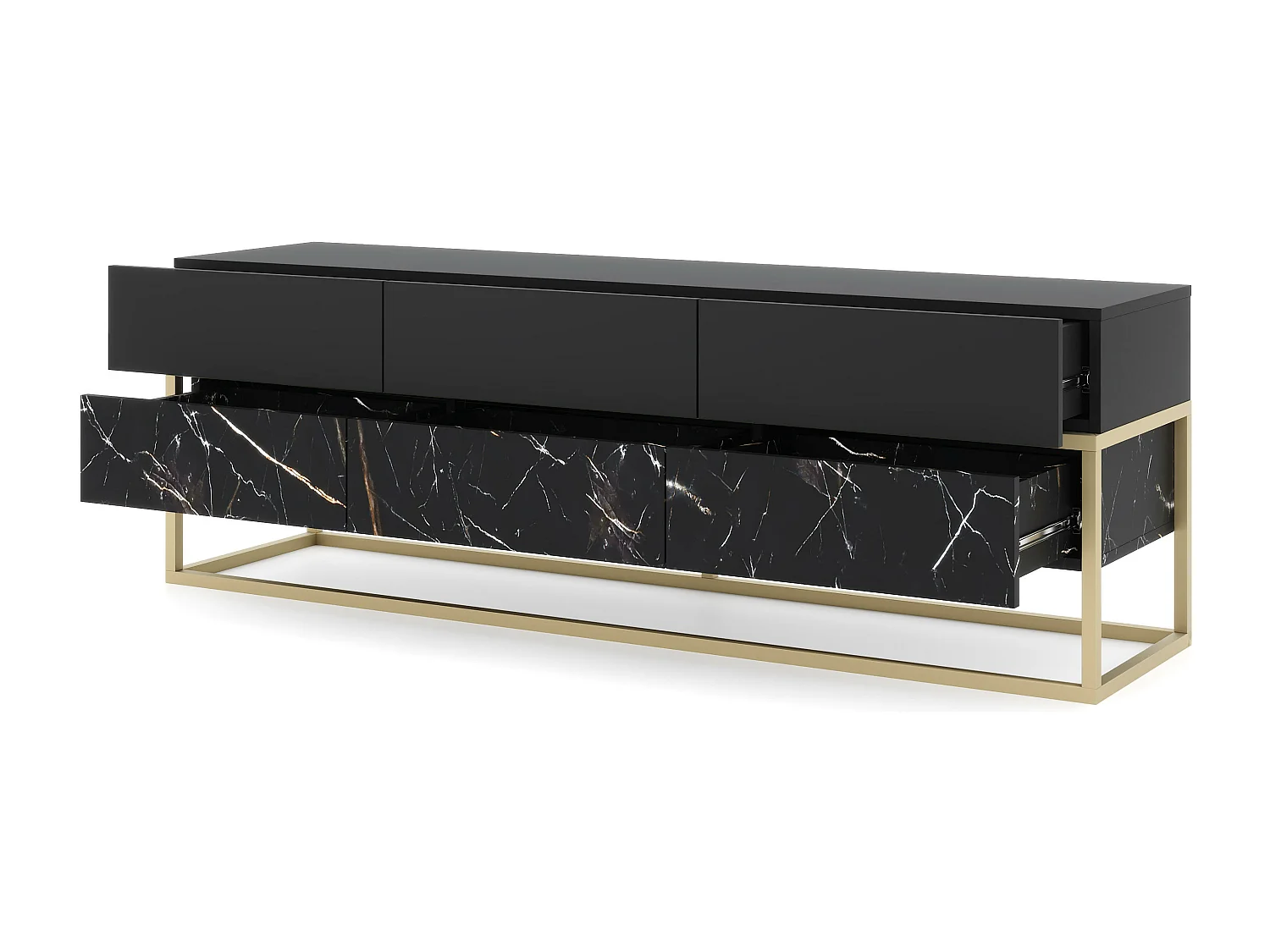 Movel Tv X RTV154 6D 154x39x53 Preto