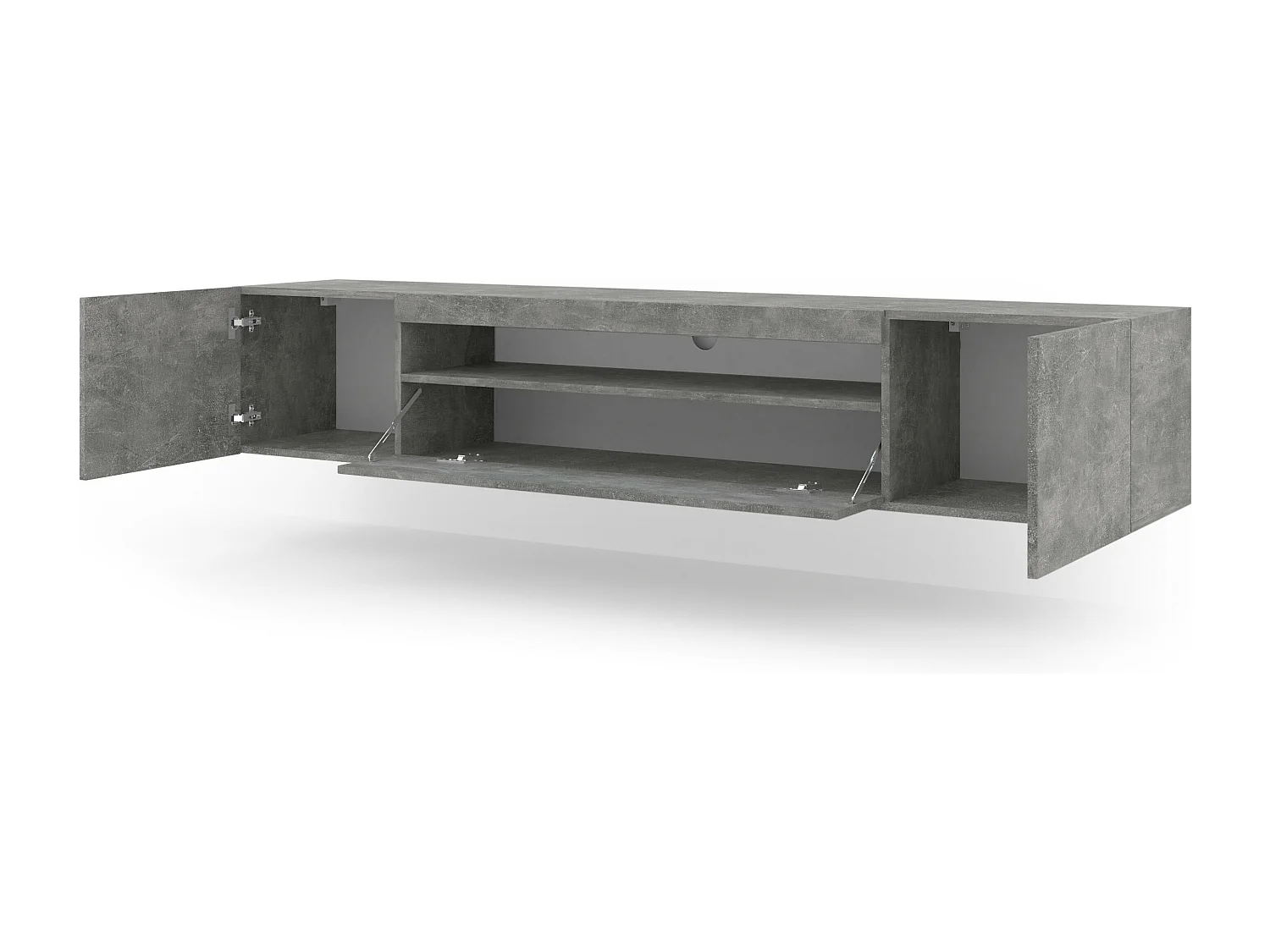 Movel Tv AURA RTV200 3D 200x37x42 Cinzento