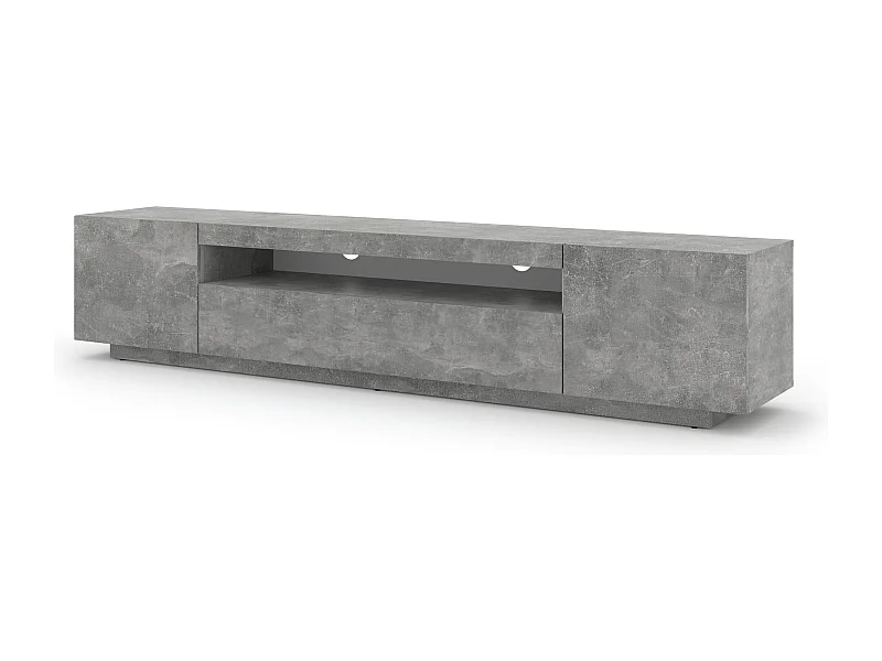 Meuble Tv AURA RTV200 3D 200x37x42 Gris