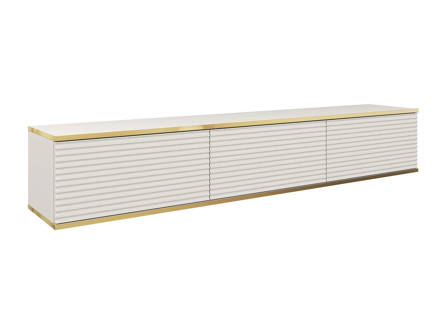 Movel Tv ORO MDF RTV175 3D 175x32x30 Branco