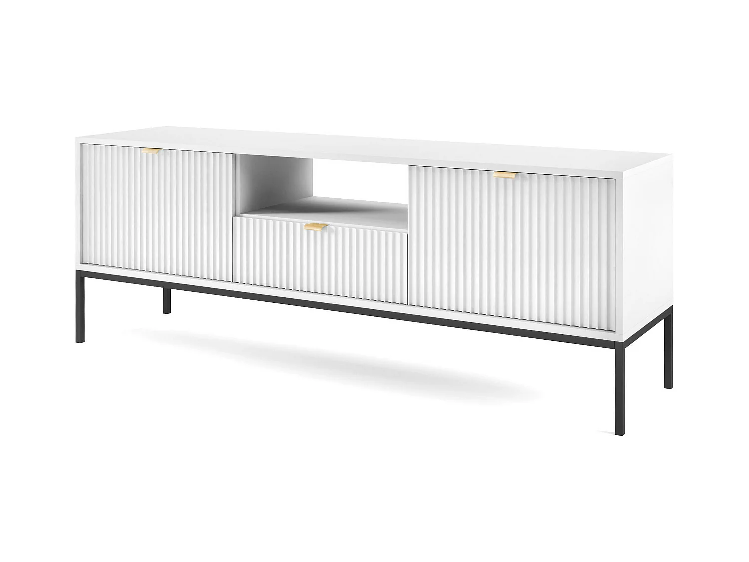 Meuble Tv AVON RTV154 2D1D 154x39x56 Blanc