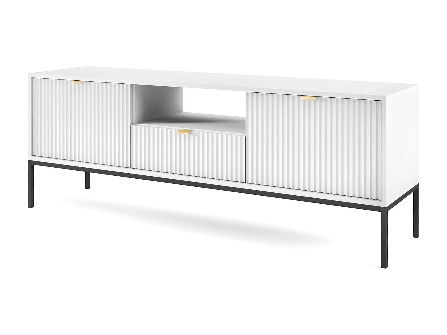 Tv Lowboard AVON RTV154 2D1D 154x39x56 Weiß