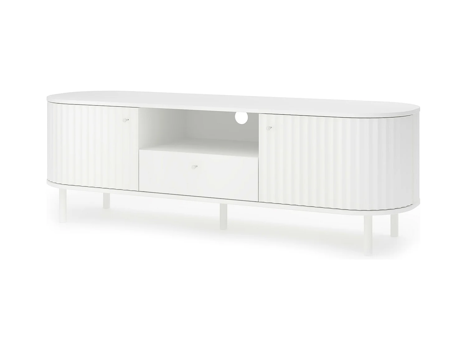 Meuble Tv ELIPS RTV156 2D1D 156x48x51 Blanc