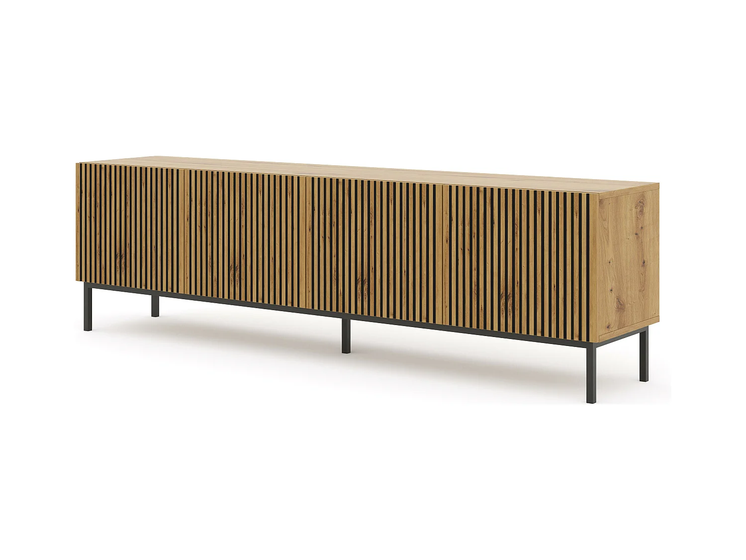 Meuble Tv RAVENNA F RTV200 4D 200x42x58 Beige