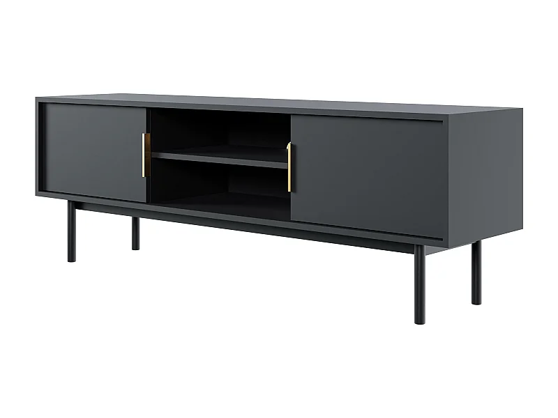 Tv Lowboard VIVA RTV154 2D 154x39x54 Schwarz