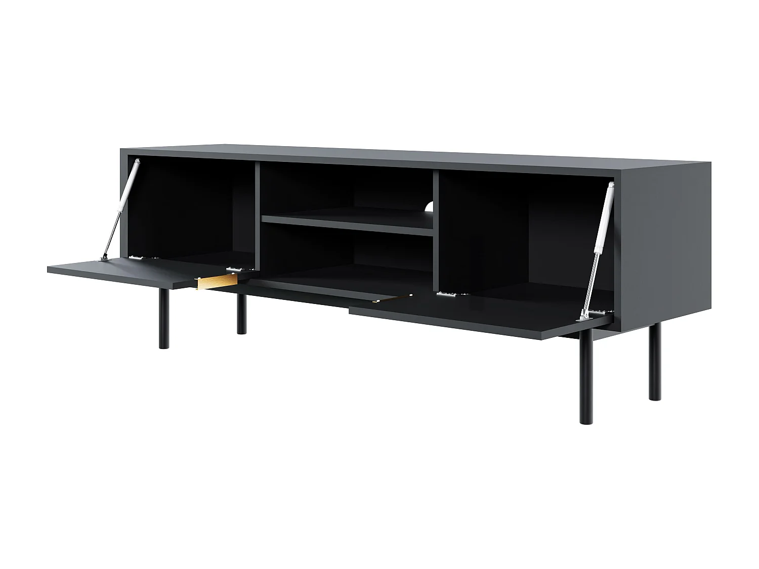 Meuble Tv VIVA RTV154 2D 154x39x54 Noir