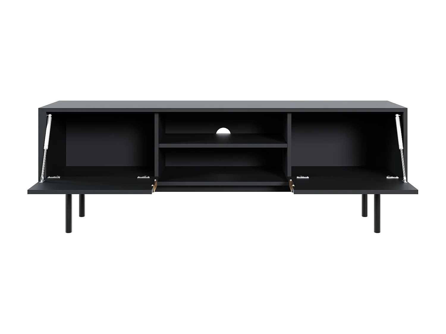 Meuble Tv VIVA RTV154 2D 154x39x54 Noir
