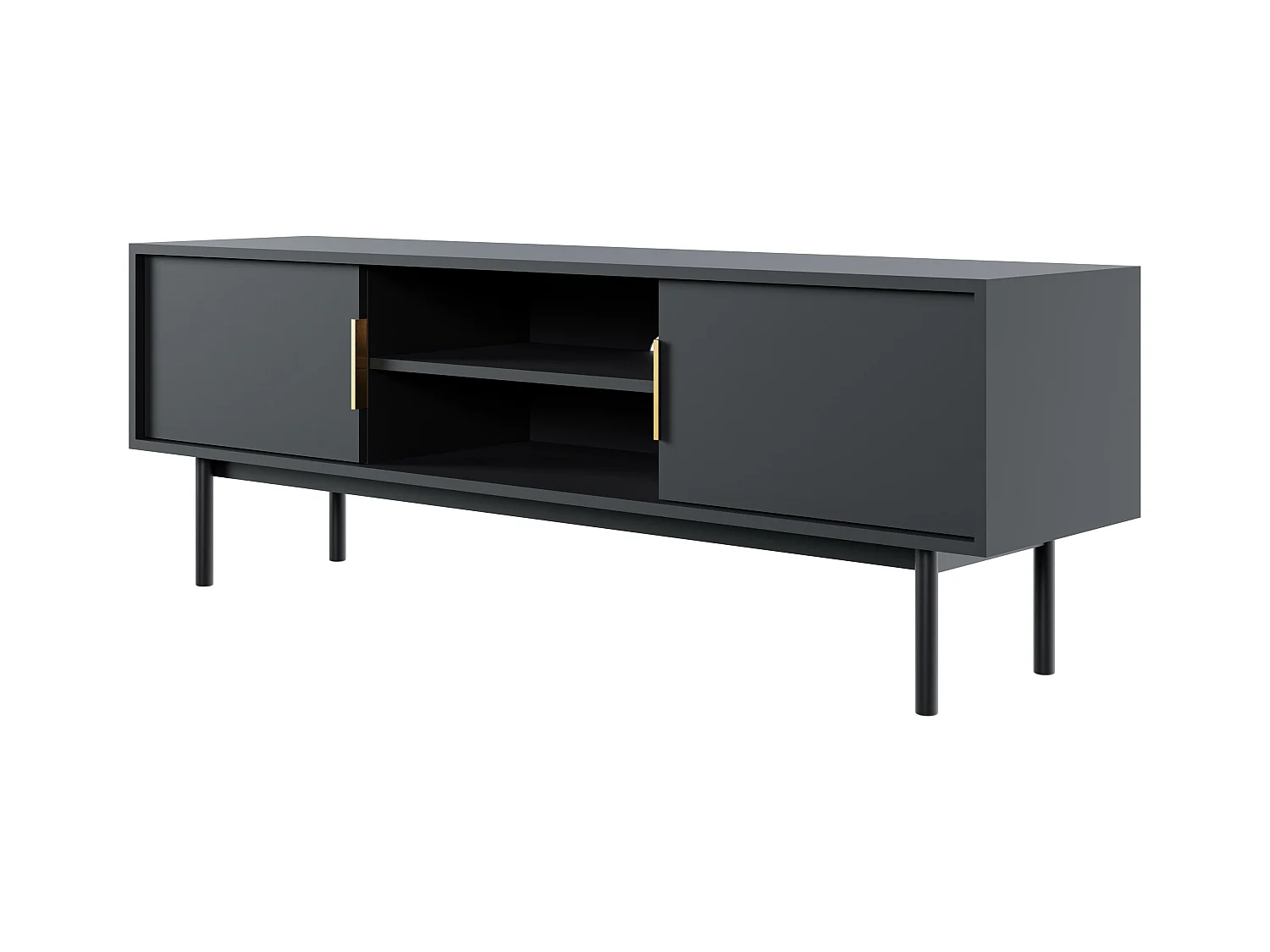 Meuble Tv VIVA RTV154 2D 154x39x54 Noir