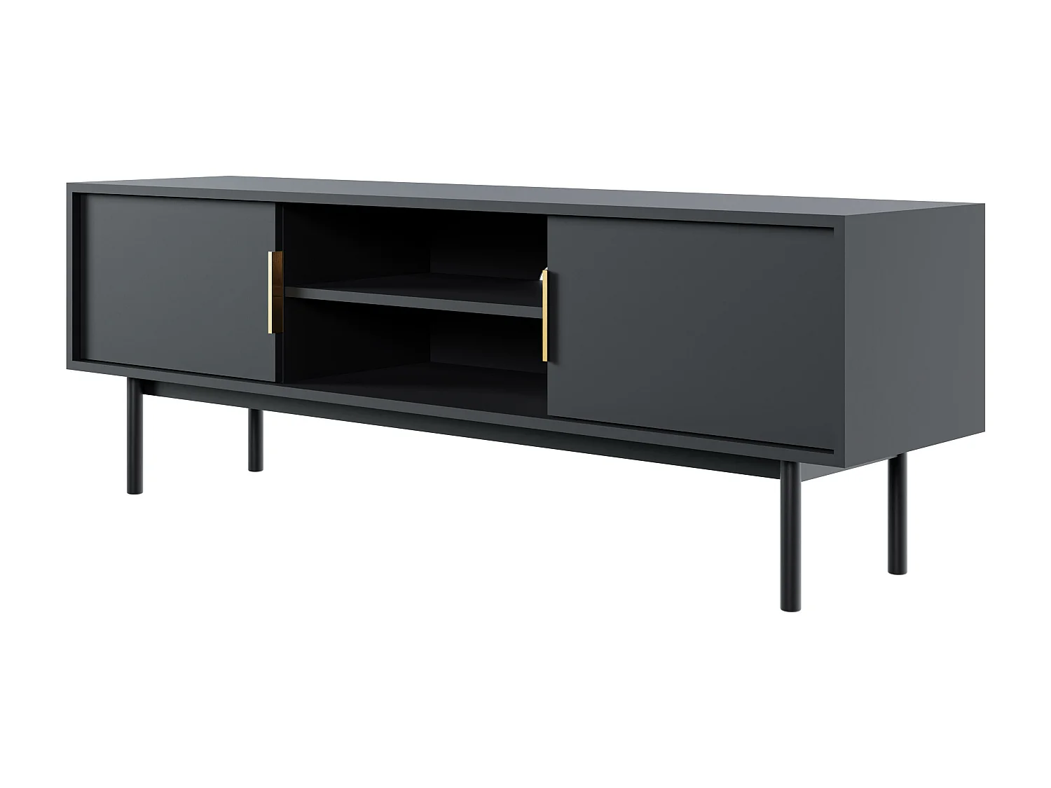 Tv Meubel VIVA RTV154 2D 154x39x54 Zwart