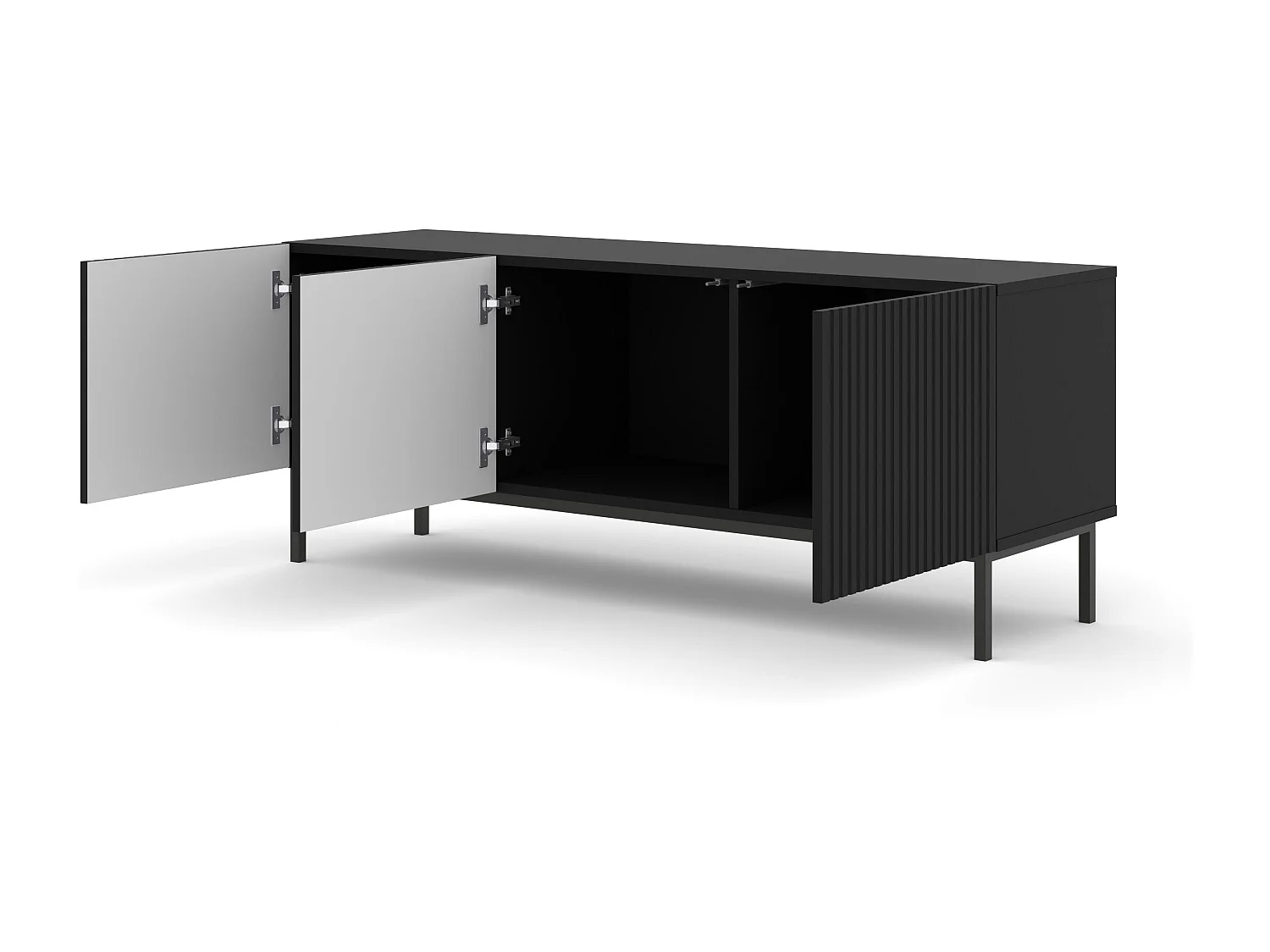 Meuble Tv RAVENNA B RTV150 3D 150x42x58 Noir
