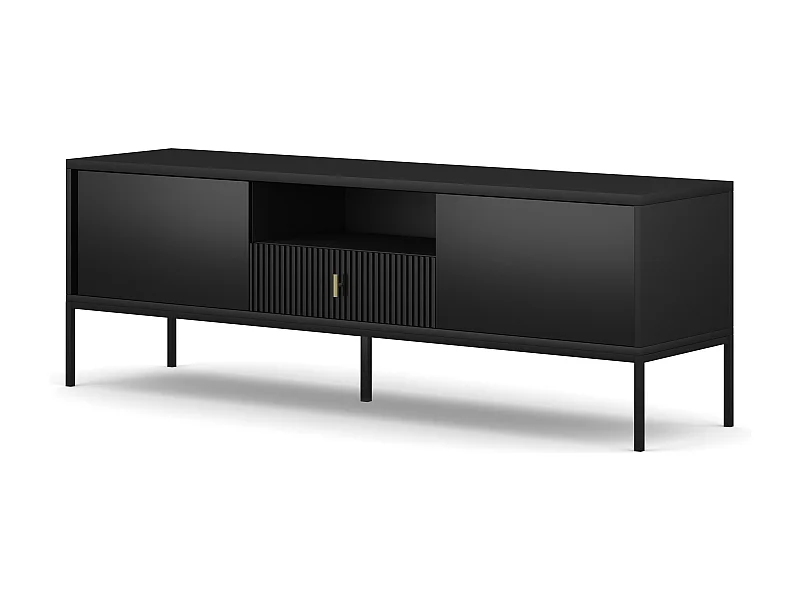 Tv Meubel MAGGIORE RTV154 2D1D 154x39x53 Zwart