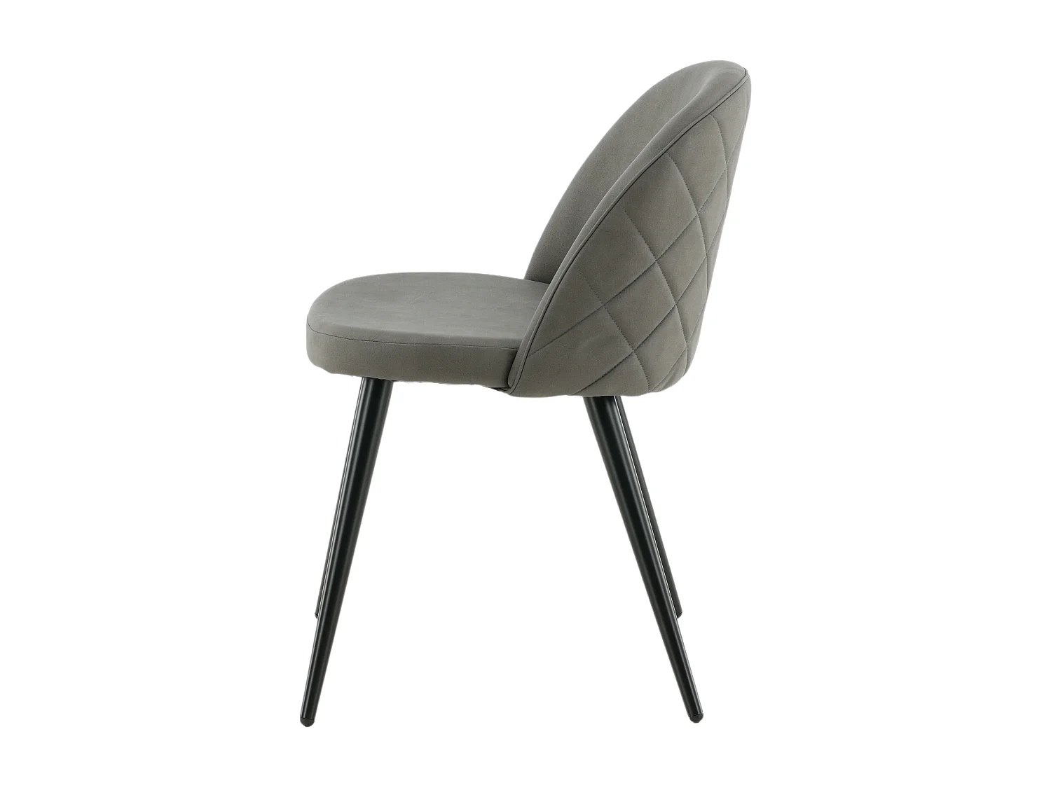 Chaise VELVET DRC 1NOS 50x57x77 Gris