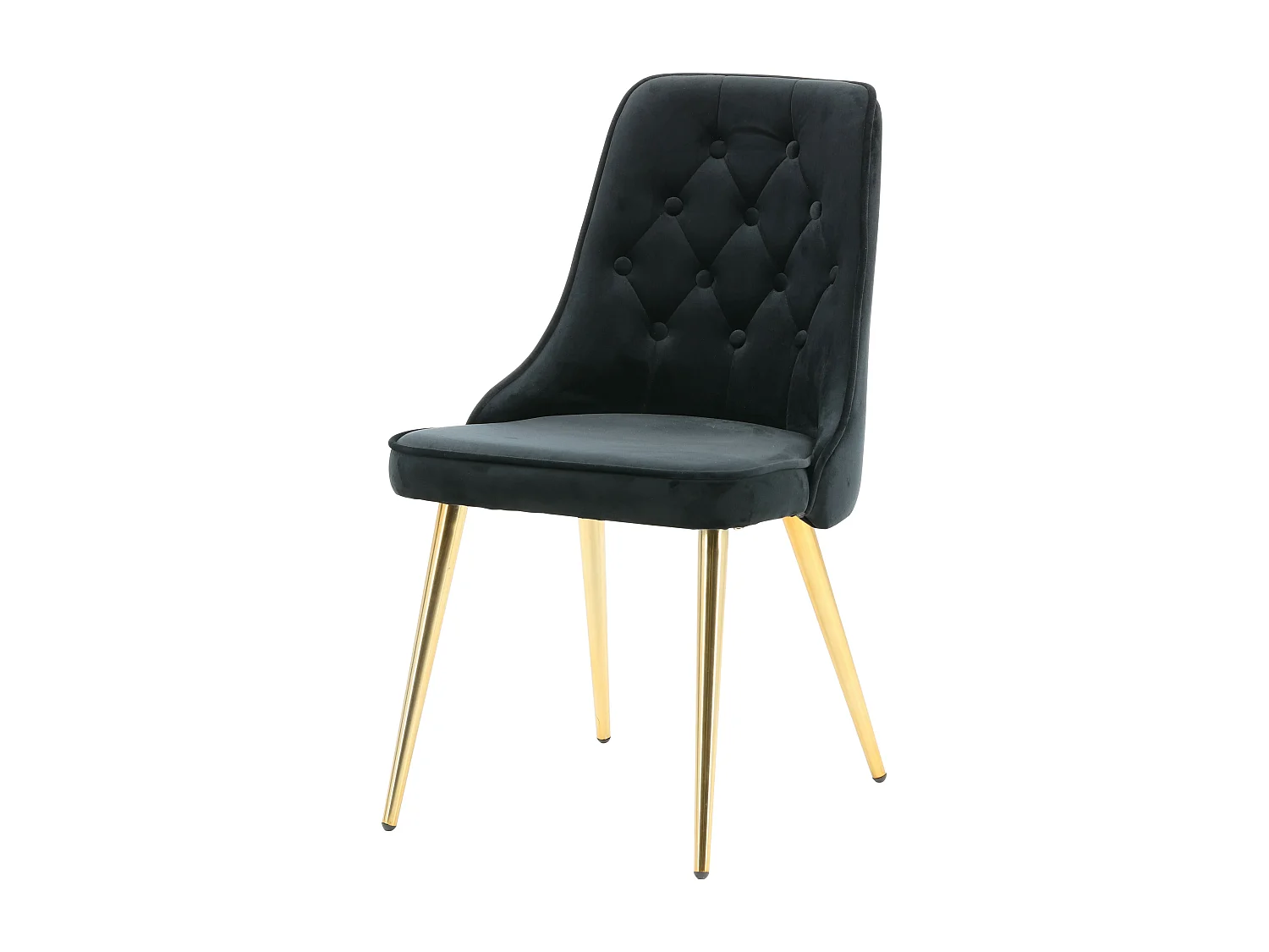 Eetkamerstoel VELVET DELUXE DRC 1NOS 50x66x89 Zwart