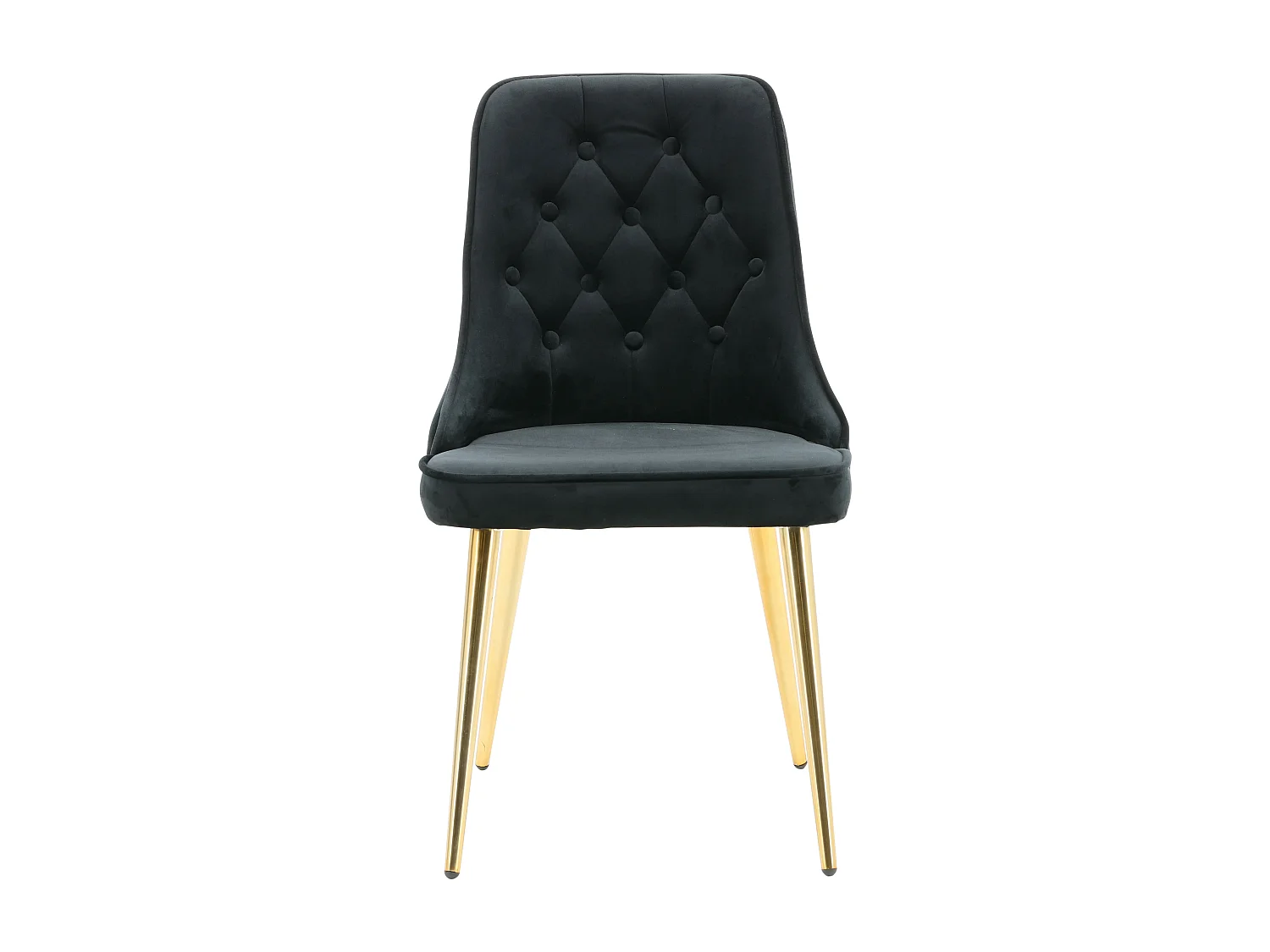 Eetkamerstoel VELVET DELUXE DRC 1NOS 50x66x89 Zwart