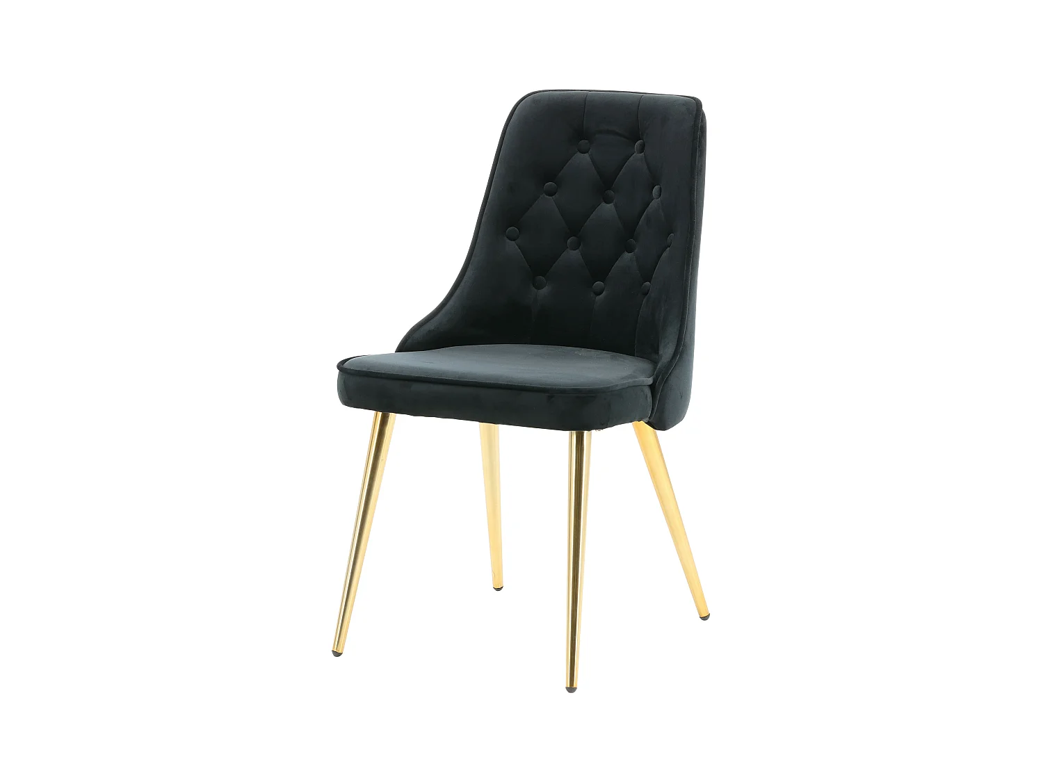 Eetkamerstoel VELVET DELUXE DRC 1NOS 50x66x89 Zwart