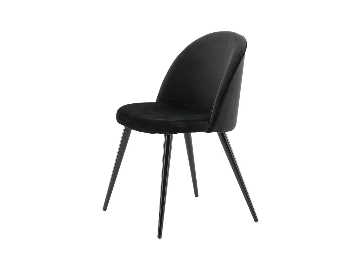 Sedia VELVET DRC 1NOS 50x57x77 Nero
