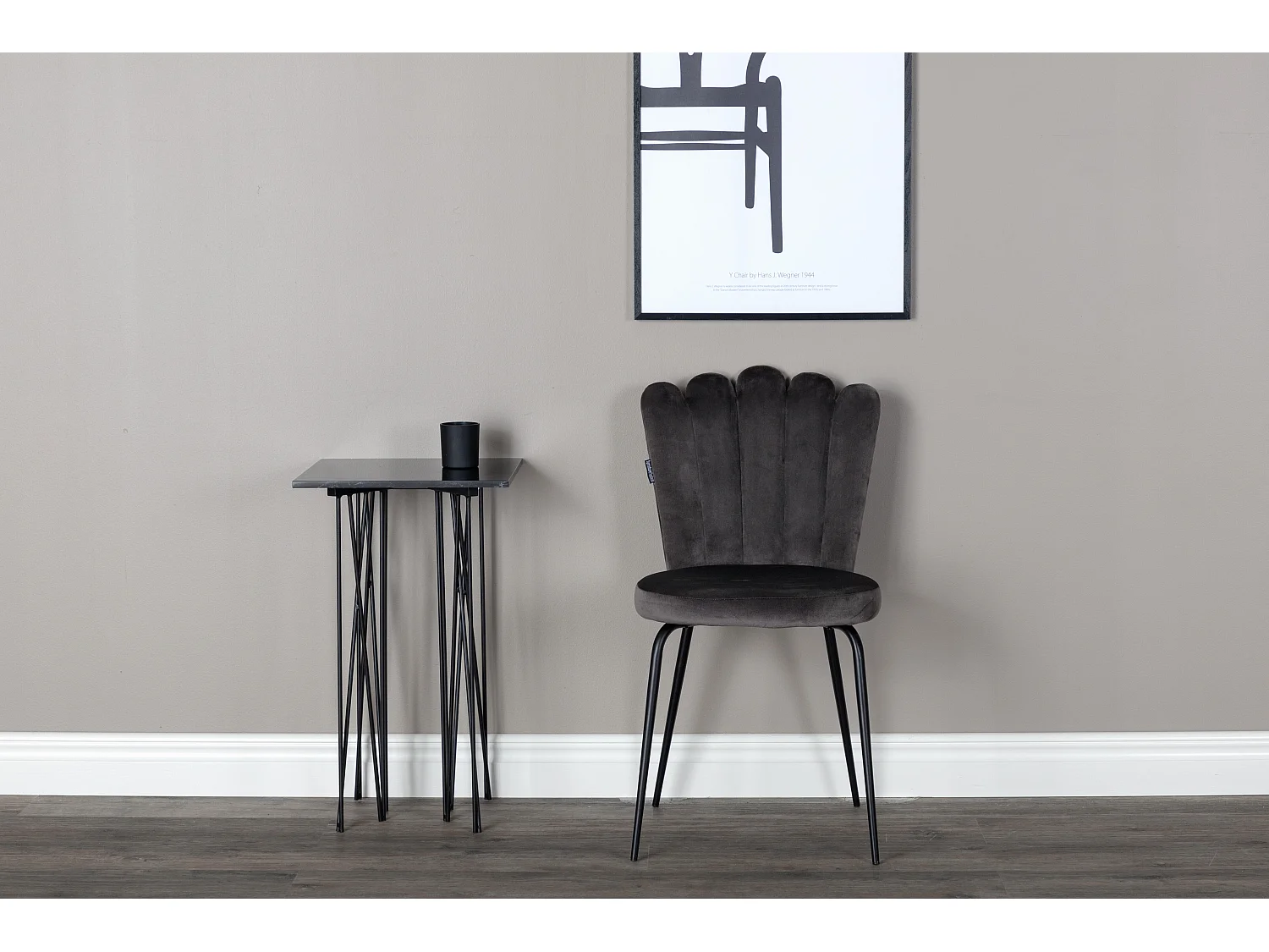 Eetkamerstoel LILLEHAMMER DRC 1NOS 45x54x83 Grijs