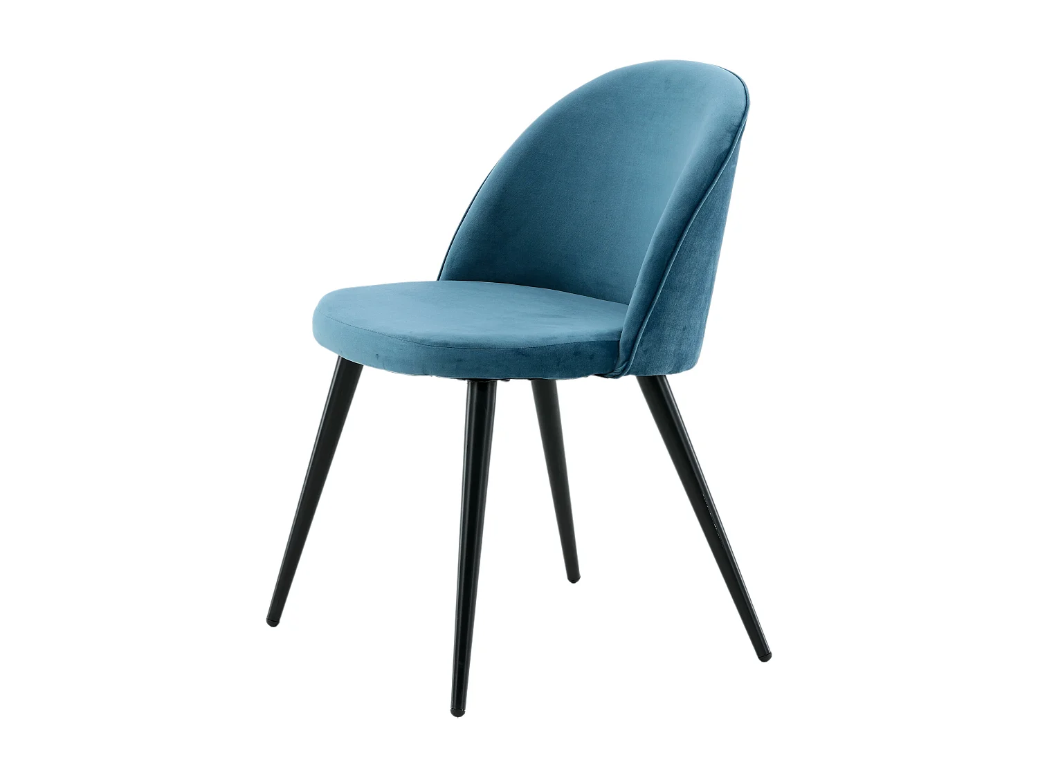 Eetkamerstoel VELVET DRC 1NOS 50x57x77 Blauw