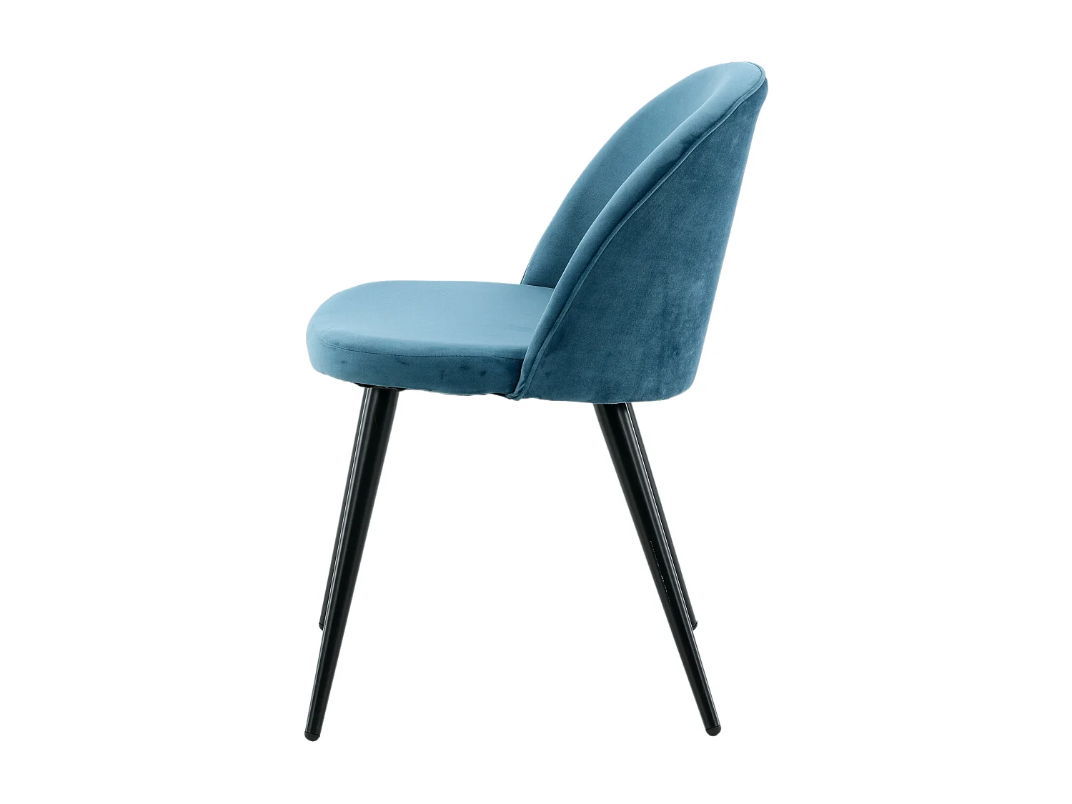 Eetkamerstoel VELVET DRC 1NOS 50x57x77 Blauw