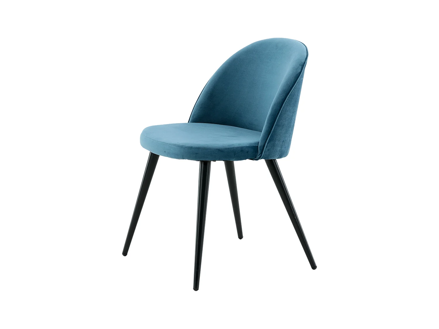 Eetkamerstoel VELVET DRC 1NOS 50x57x77 Blauw