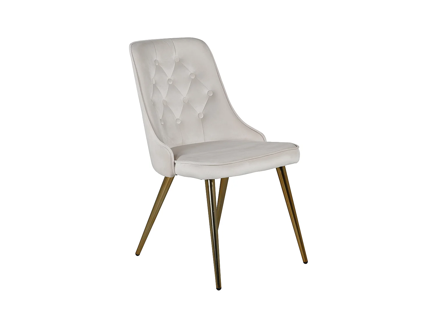 Chaise VELVET DELUXE DRC 1NOS 50x66x89 Beige