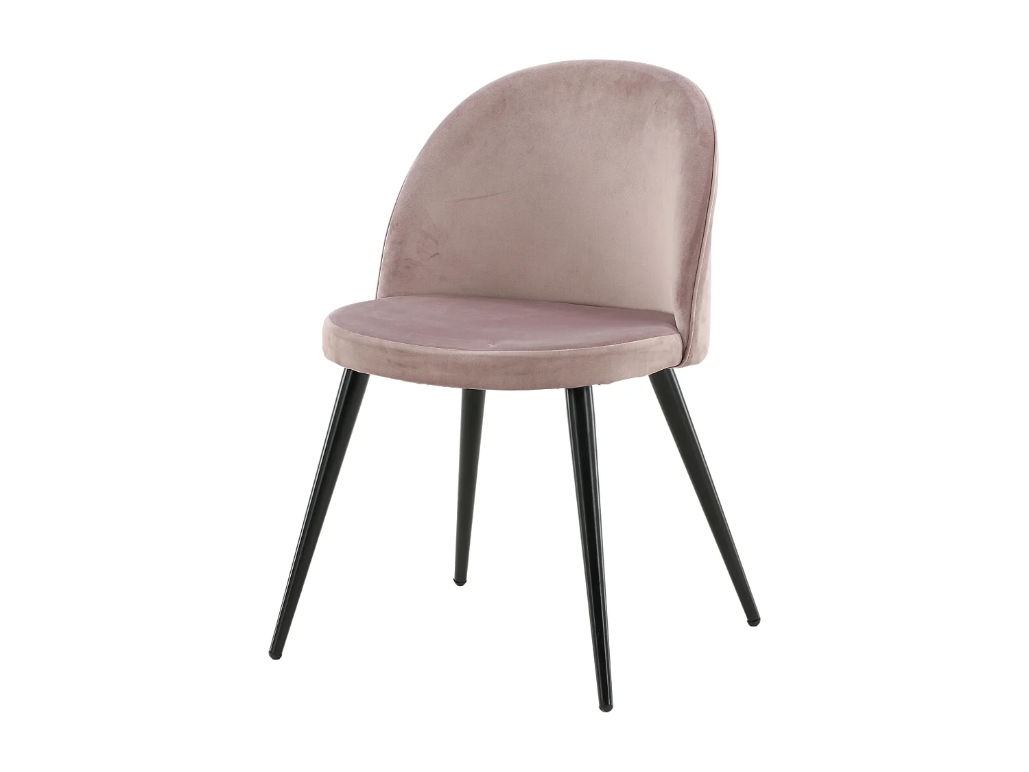 Chaise VELVET DRC 1NOS 50x57x77 Rose