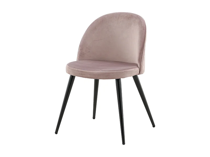 Esszimmerstuhl VELVET DRC 1NOS 50x57x77 Rosa