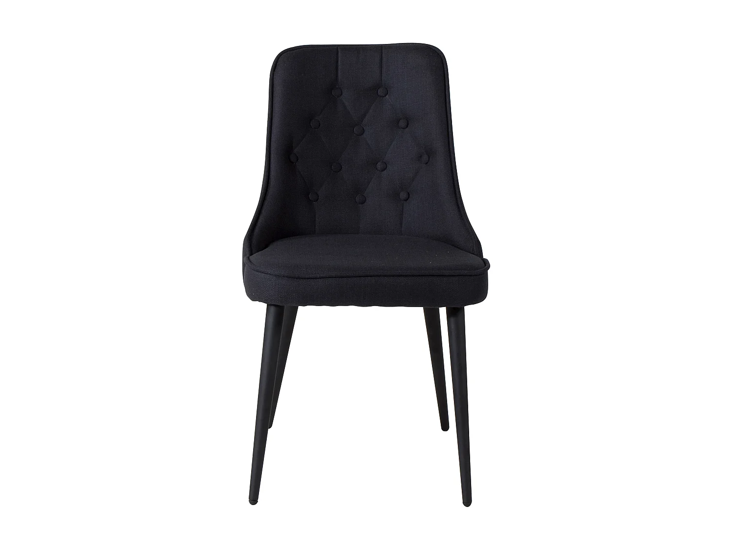 Chaise VELVET DELUXE DRC 1NOS 50x66x89 Noir