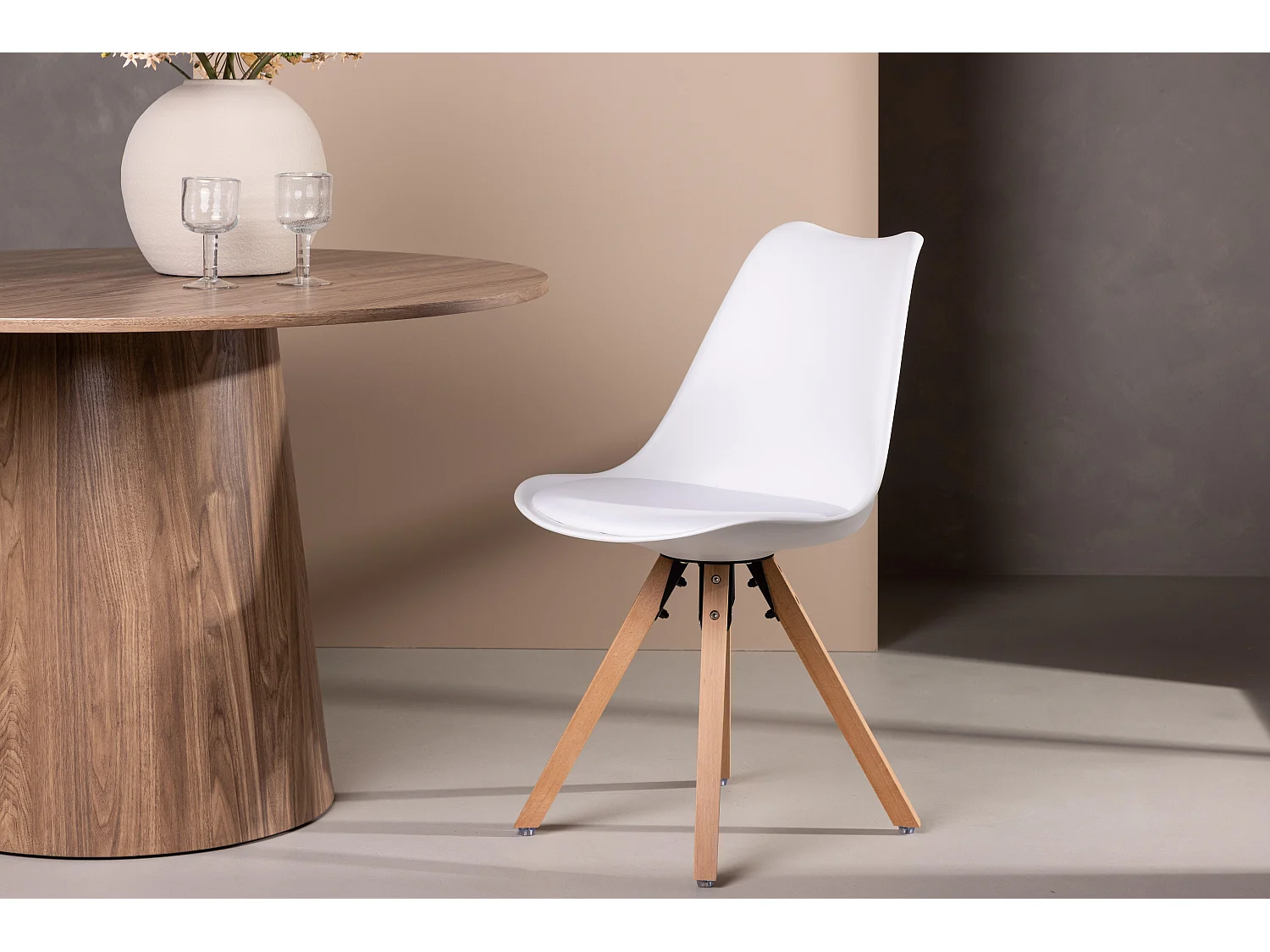 Cadeira Jantar ZENO DRC 48x56x84 Branco